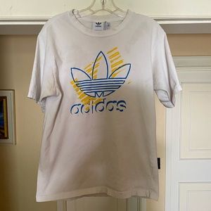 White Adidas T-Shirt